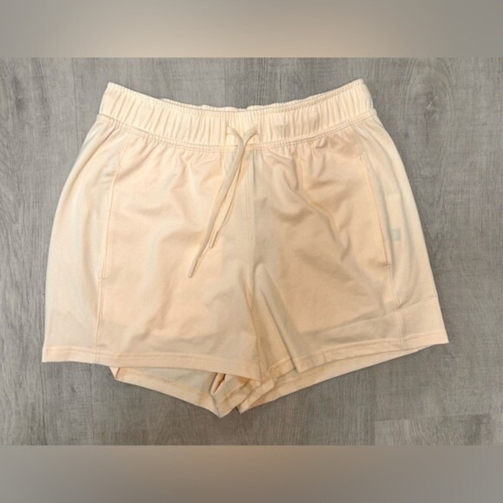 LSKD Restore CloudFLX Performance Shorts Drawstring Pockets Ivory XS - NWT - NEW - Picture 4 of 7